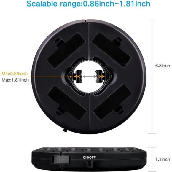 Patio Umbrella Light 3 Brightness Modes Cordless 28 LED Lights at 200 lumens-4 - Picture 2 of 6